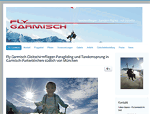 Tablet Screenshot of fly-garmisch.com